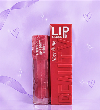 Combo Labios - Lip & Cheek y Lip Gloss Mate Miss Betty